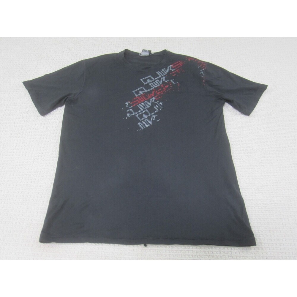 Quiksilver Shirt Mens Large‎ Black Waterman Swim Surfs Up Compression Crew Neck